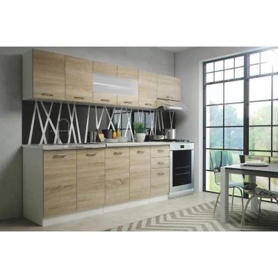 PERLA 260 - KITCHEN - SONOMA/WHITE